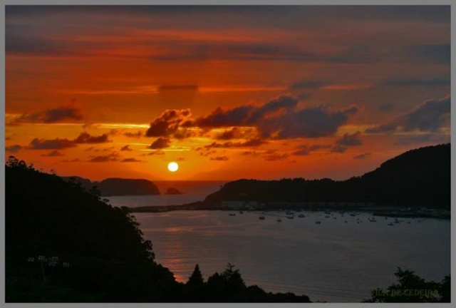 Atardecer a bordo